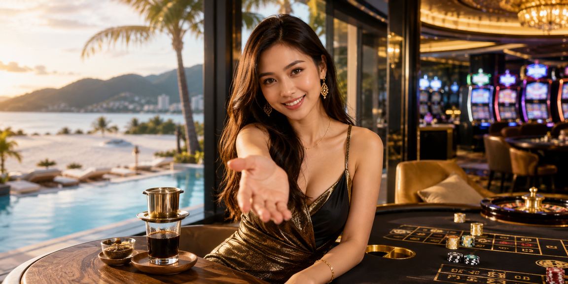 Người dùng tận hưởng giải trí có trách nhiệm tại một quán cà phê ở Nha Trang